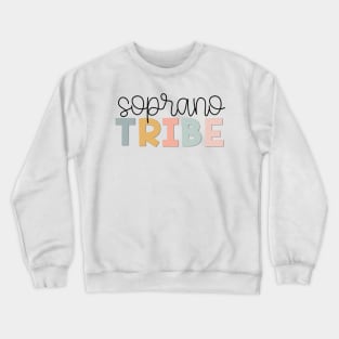 Soprano Tribe Muted Pastels Crewneck Sweatshirt